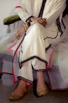 Shop_Sitaraa_Off White Habutai Silk Embroidery Beads Simar Panelled Kurta Set  _Online_at_Aza_Fashions