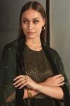 Buy_Namrata Joshipura_Green Velvet Kurta Set_Online_at_Aza_Fashions
