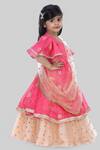 Shining Kanika_Pink Chanderi, Cotton, Chiffon Sequins, Embroidery Layered Anarkali_Online_at_Aza_Fashions