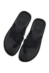 Buy_Sko_Black Greek Sandal Cross Strap Slippers _at_Aza_Fashions