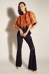 Buy_Sameer Madan_Black Bell Bottom Pant  _at_Aza_Fashions