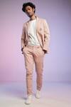 Buy_S&N by Shantnu Nikhil_Pink Cotton Trousers _at_Aza_Fashions