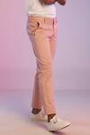 S&N by Shantnu Nikhil_Pink Cotton Trousers _Online_at_Aza_Fashions