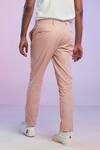 Buy_S&N by Shantnu Nikhil_Pink Cotton Trousers _Online_at_Aza_Fashions