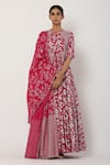 Buy Seema Nanda Pink , Lining Floral Motifs Round Anarkali With Dupatta Online at Aza Fashions Buy_Seema Nanda_Pink , Lining Floral Motifs Round Anarkali With Dupatta _Online_at_Aza_Fashions