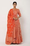 Buy Seema Nanda Orange , Lining Floral Motifs Round Anarkali With Dupatta at Aza Fashions Buy_Seema Nanda_Orange , Lining Floral Motifs Round Anarkali With Dupatta _at_Aza_Fashions