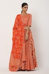 Buy Seema Nanda Orange , Lining Floral Motifs Round Anarkali With Dupatta Online at Aza Fashions Buy_Seema Nanda_Orange , Lining Floral Motifs Round Anarkali With Dupatta _Online_at_Aza_Fashions