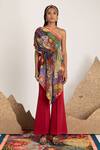 Buy_Shivan & Narresh_Multi Color Viscose Cellulose Crepe Printed Tunic_at_Aza_Fashions