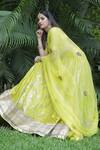 Buy_Sobariko_Yellow Banarasi Brocade Lehenga Set_Online_at_Aza_Fashions