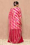 Shop_Surbhi shah_Pink Cotton Leheriya Kurta Sharara Set_at_Aza_Fashions