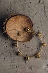 Buy_The Slow Studio_Gold Plated Handcrafted Filigree Bangle _Online_at_Aza_Fashions