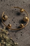 Shop_The Slow Studio_Gold Plated Handcrafted Filigree Hoops_Online_at_Aza_Fashions