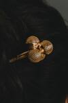 The Slow Studio_Gold Handcrafted Regent Hair Pin_Online_at_Aza_Fashions