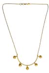Shop_The Slow Studio_Gold Plated Westminster Pendant Necklace_at_Aza_Fashions