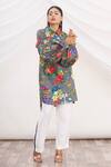 MR. Ajay Kumar_Multi Color Cotton Satin Printed Collared Neck Shirt  _Online_at_Aza_Fashions