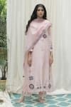 Buy Shivani Bhargava Pink Chanderi Round Kurta Set at Aza Fashions Buy_Shivani Bhargava_Pink Chanderi Round Kurta Set _at_Aza_Fashions
