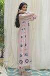 Buy Shivani Bhargava Pink Chanderi Round Kurta Online at Aza Fashions Buy_Shivani Bhargava_Pink Chanderi Round Kurta _Online_at_Aza_Fashions