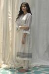 Buy Shivani Bhargava White Chanderi Round Kurta Online at Aza Fashions Buy_Shivani Bhargava_White Chanderi Round Kurta _Online_at_Aza_Fashions