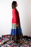 Shop_Ka-Sha_Multi Color Poplin Maxi Dress_at_Aza_Fashions