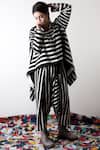 Buy_Ka-Sha_Black Handloom Cotton Striped Shirt_Online_at_Aza_Fashions