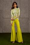 Buy_Siddartha Tytler_Green Knitted Pant _at_Aza_Fashions
