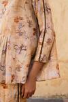 Buy Cord Beige Rayon Round Floral Print Tunic And Pant Set Online at Aza Fashions Buy_Cord_Beige Rayon Round Floral Print Tunic And Pant Set_Online_at_Aza_Fashions