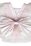 Shop_Jasmine And Alaia_Pink Ruffle Romper For Girls_at_Aza_Fashions