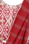 Buy MI Dulce AN'YA Red , Silk, Chanderi, Handloom Gota Patti, Ikat Print Lehenga Set Online at Aza Fashions Buy_MI Dulce AN'YA_Red , Silk, Chanderi, Handloom Gota Patti, Ikat Print Lehenga Set _Online_at_Aza_Fashions