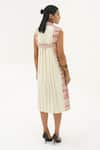 Shop_Corpora Studio_Pink Upcycled Certified Organic Cotton Notched Collar Dress _at_Aza_Fashions