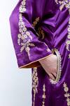 Buy Daljit Sudan Purple German Satin And Georgette Tilla & Aari Embroidered Phiran Kurta Pant Set Online at Aza Fashions Buy_Daljit Sudan_Purple German Satin And Georgette Tilla & Aari Embroidered Phiran Kurta Pant Set _Online_at_Aza_Fashions