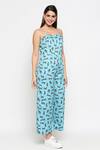 Buy_So Us By Sougatpaul_Blue Cotton Twill Square Neck Animal Print Jumpsuit _Online_at_Aza_Fashions