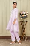 Buy_Sheetal Batra_Purple Kurta Chanderi Salwar Glazed Cotton Dupatta Ryhana Set _Online_at_Aza_Fashions