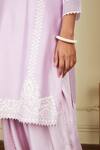 Shop Sheetal Batra Purple Kurta Silk Chanderi Dhoti Pant Bamberg Satin Dori Work Ayanna And Set Online at Aza Fashions Shop_Sheetal Batra_Purple Kurta Silk Chanderi Dhoti Pant Bamberg Satin Dori Work Ayanna And Set _Online_at_Aza_Fashions
