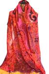 Buy_Pashma_Pink Cashmere Printed Scarf _at_Aza_Fashions