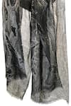 Pashma_Black Cashmere Printed Scarf _Online_at_Aza_Fashions