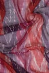 Pashma_Red Printed Silk Cashmere Scarf _Online_at_Aza_Fashions
