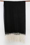 Shop_Pashma_Black Handmade Italian Lace Silk Cashmere Scarf _at_Aza_Fashions
