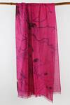Buy Pashma Pink Printed Silk Cashmere Scarf at Aza Fashions Buy_Pashma_Pink Printed Silk Cashmere Scarf _at_Aza_Fashions