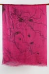 Shop Pashma Pink Printed Silk Cashmere Scarf at Aza Fashions Shop_Pashma_Pink Printed Silk Cashmere Scarf _at_Aza_Fashions