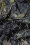 Buy_Pashma_Black Printed Silk Cashmere Floral Scarf _Online_at_Aza_Fashions