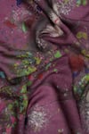Buy_Pashma_Purple Printed Silk Cashmere Linen Scarf _Online_at_Aza_Fashions