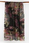 Shop_Pashma_Black Printed Silk Cashmere Scarf _at_Aza_Fashions