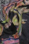 Shop_Pashma_Black Printed Silk Cashmere Scarf _Online_at_Aza_Fashions
