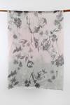 Shop_Pashma_White Printed Silk Cashmere Floral Scarf _at_Aza_Fashions