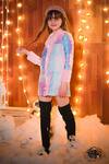Shop_Hoity Moppet_Pink Sequin Blazer Dress For Girls_at_Aza_Fashions