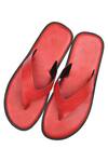 Buy_Sko_Red Rome V Strap Slippers _at_Aza_Fashions