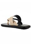 Buy_SKO_Beige V Strap Slippers _Online_at_Aza_Fashions