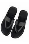 Buy_SKO_Black V Strap Slippers _at_Aza_Fashions