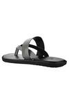 Buy_SKO_Grey V Strap Cushioned Slippers _Online_at_Aza_Fashions
