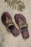 Buy_SANDALWALI_Brown Handmade Recycled Ted Sandals  _at_Aza_Fashions